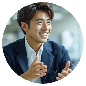K社男性スタッフの写真